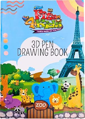 Bekijk leuke cadeautip : Fits4Kids Sjablonen Boek XXL Met Overtrekvel Voor 3D Pen